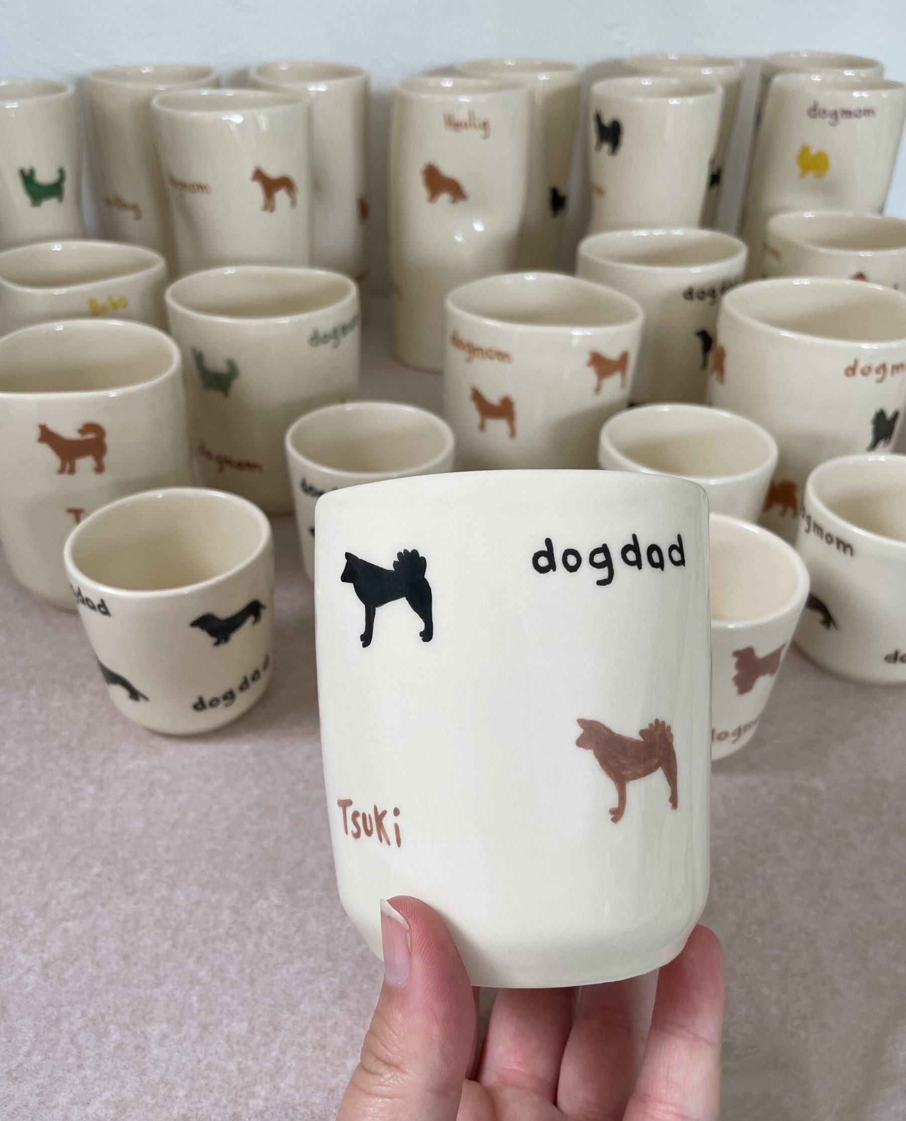 Mug - Silhouettes chiens – Image 14