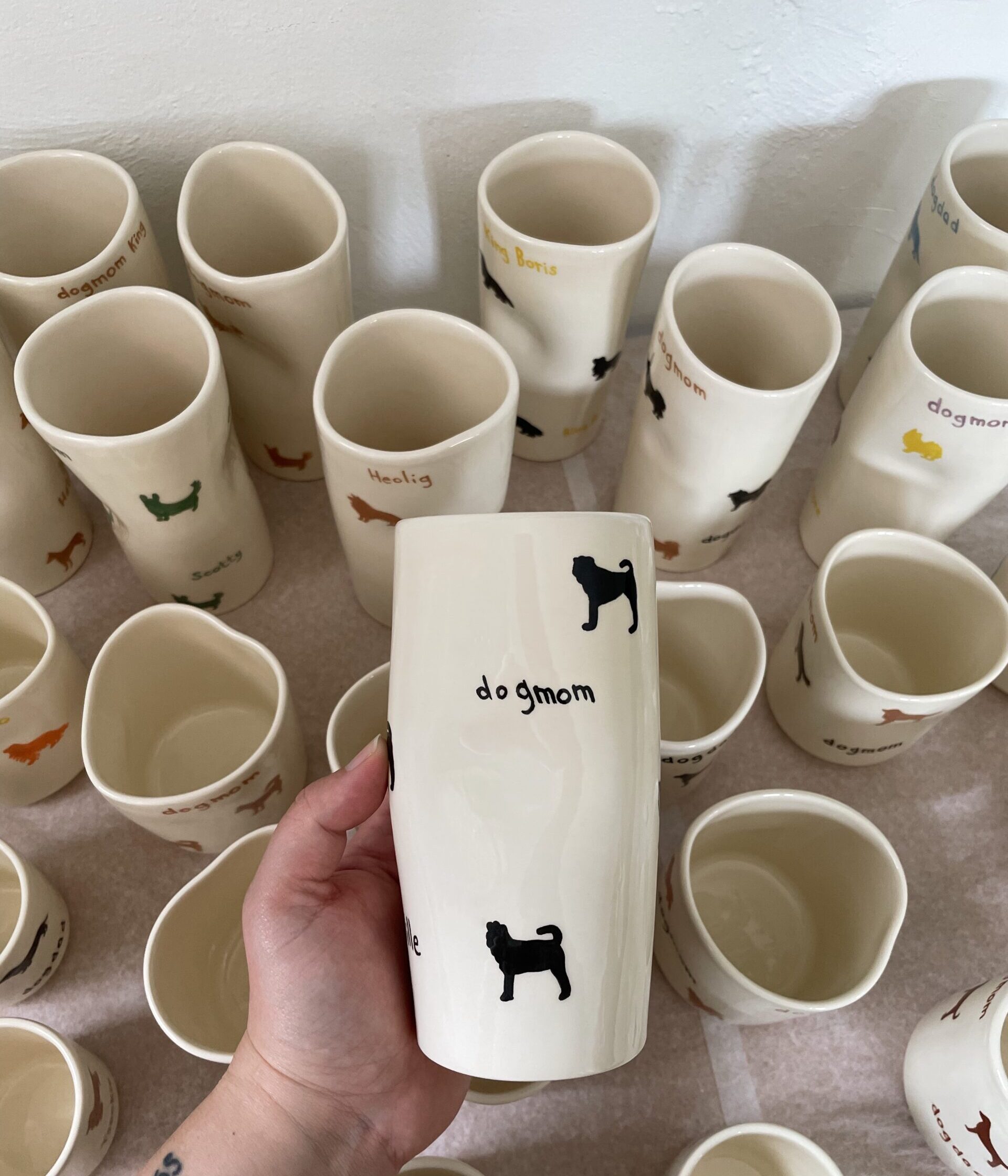 Mug - Silhouettes chiens – Image 19